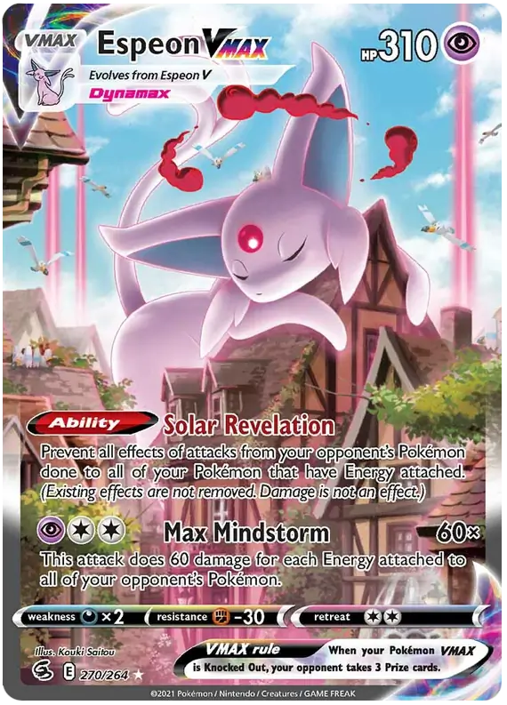 PokeDATA - Check current Pokemon card values for Espeon VMAX